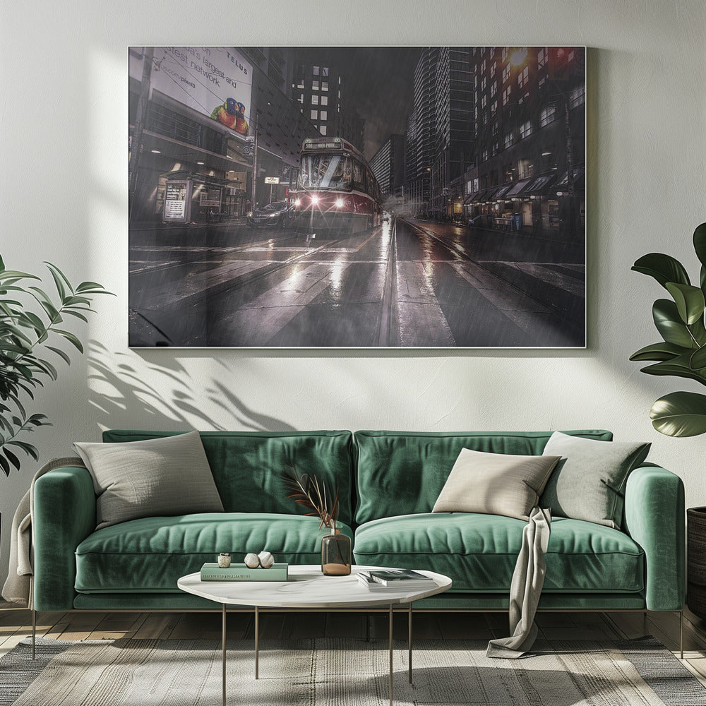 Wall art Street Stories - Toronto - 48X36 Gallery Wrapped (Ready to Hang) - canvas - Canvas Palette - I Love BJs