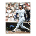 George Bell Autographed Toronto Blue Jays Batting 8x10 Photo (AJ Sports COA) - - Autographed 8x10 Photos - AJ Sports - I Love BJs