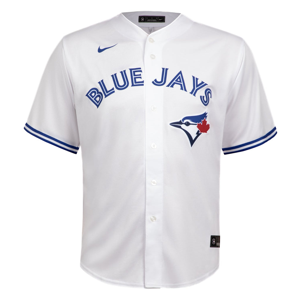 George Bell Autographed Toronto Blue Jays White Nike Replica Jersey (AJ Sports COA) - - Autographed Jerseys - AJ Sports - I Love BJs