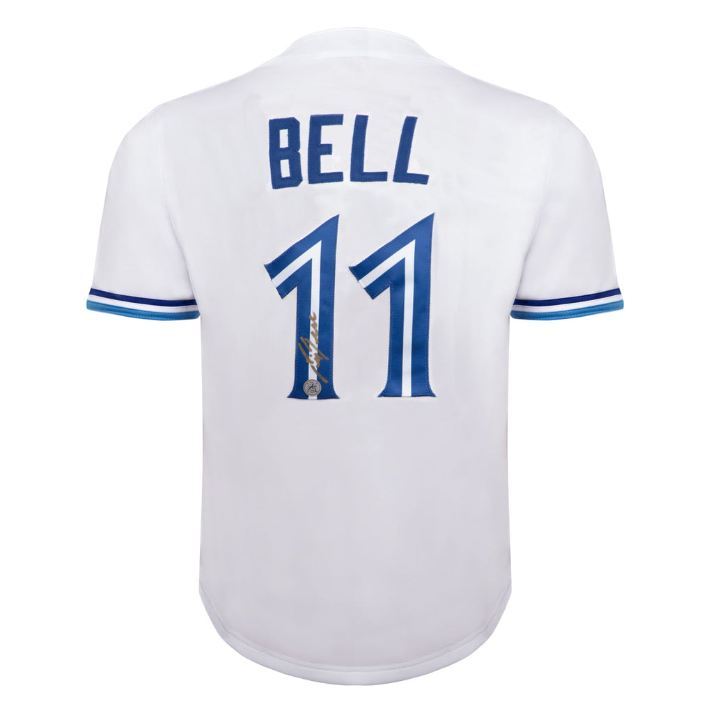 George Bell Autographed Toronto City Design White Baseball Jersey (AJ Sports COA) - - Autographed Jerseys - AJ Sports - I Love BJs