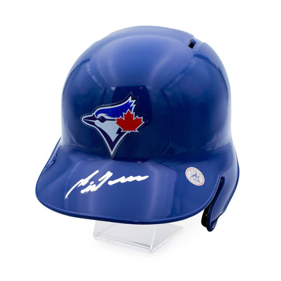 George Bell Autographed Toronto Blue Jays Rawlings Replica Batting Helmet (AJ Sports COA) - - Autographed Helmets - AJ Sports - I Love BJs