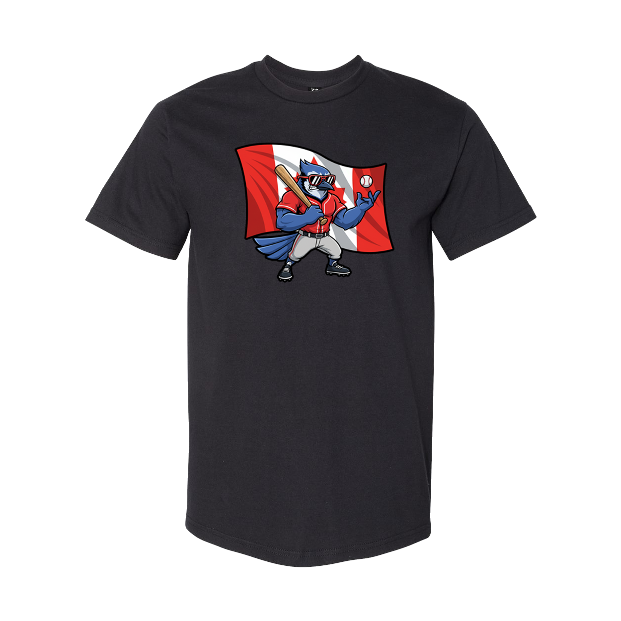 BJs Canada Flag – The Hammer Tee - Black - T-Shirt - I Love BJs Shop