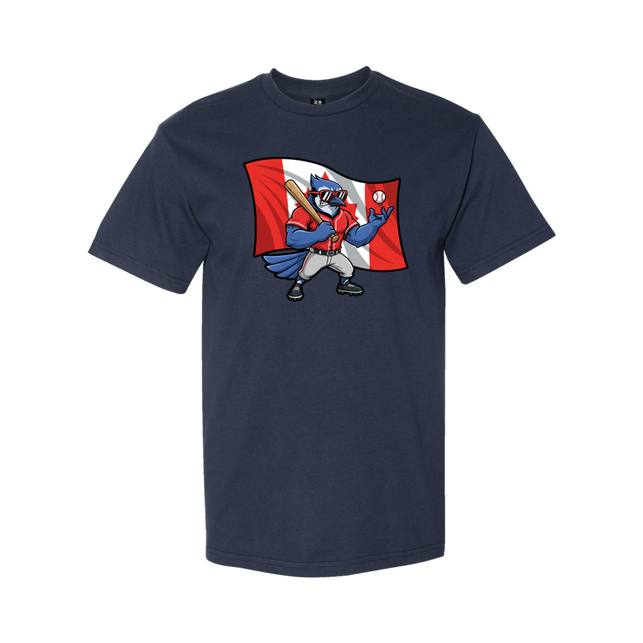 BJs Canada Flag – The Hammer Tee - Navy - T-Shirt - I Love BJs Shop