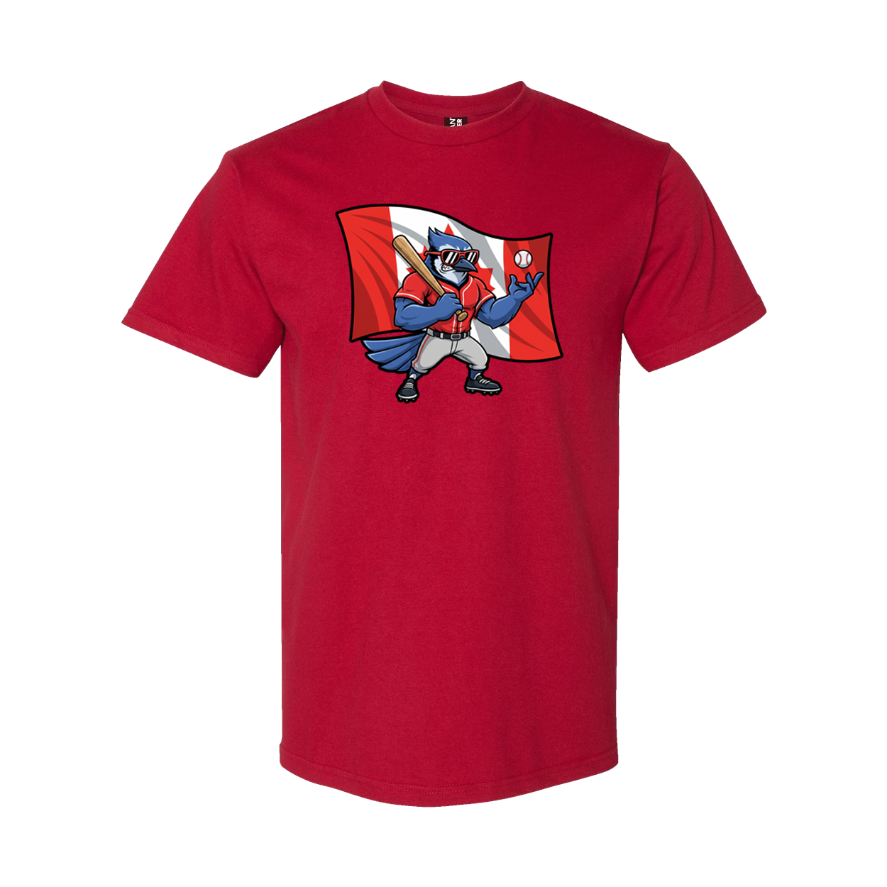 BJs Canada Flag – The Hammer Tee - Red - T-Shirt - I Love BJs Shop