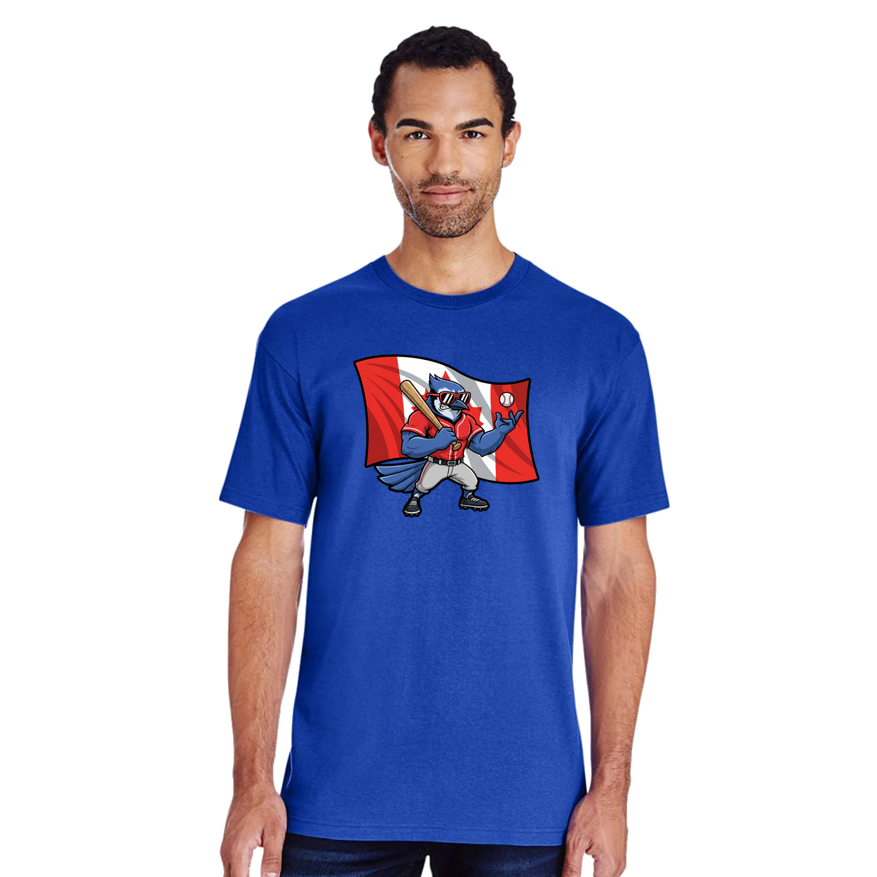 BJs Canada Flag – The Hammer Tee - Royal Blue - T-Shirt - I Love BJs Shop