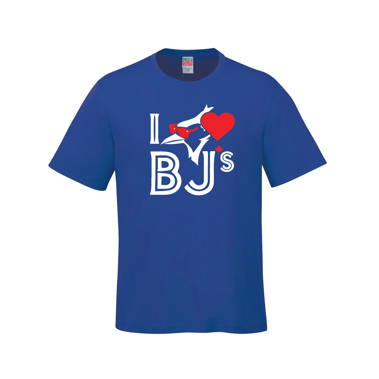 I Love BJs - Sunglasses T-Shirt - Blue - T-Shirt - I Love BJs Shop