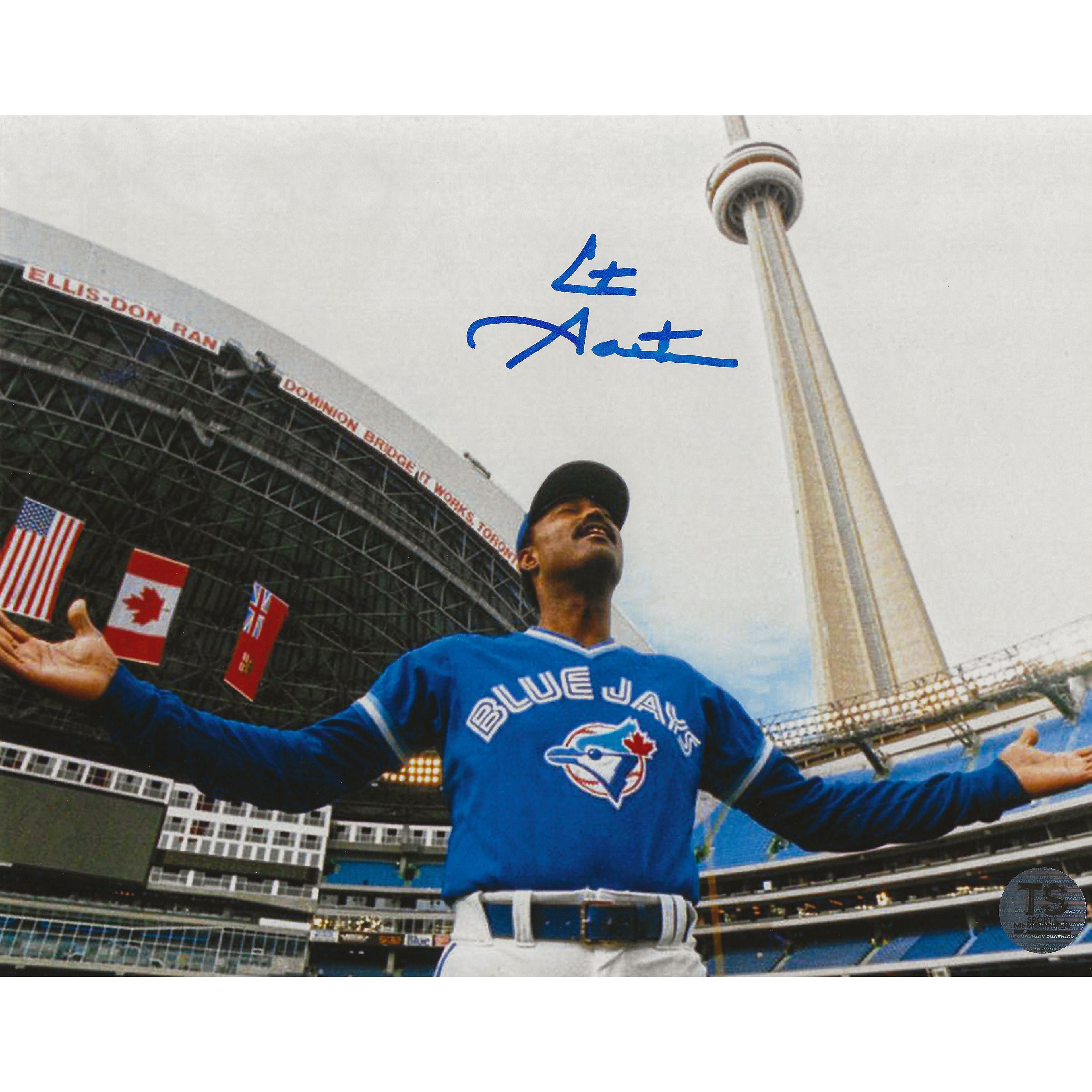 Cito Gaston Autographed Toronto Blue Jays Skydome 8x10 Photo - - Autographed 8x10 Photos - TS Sports Memorabilia - I Love BJs
