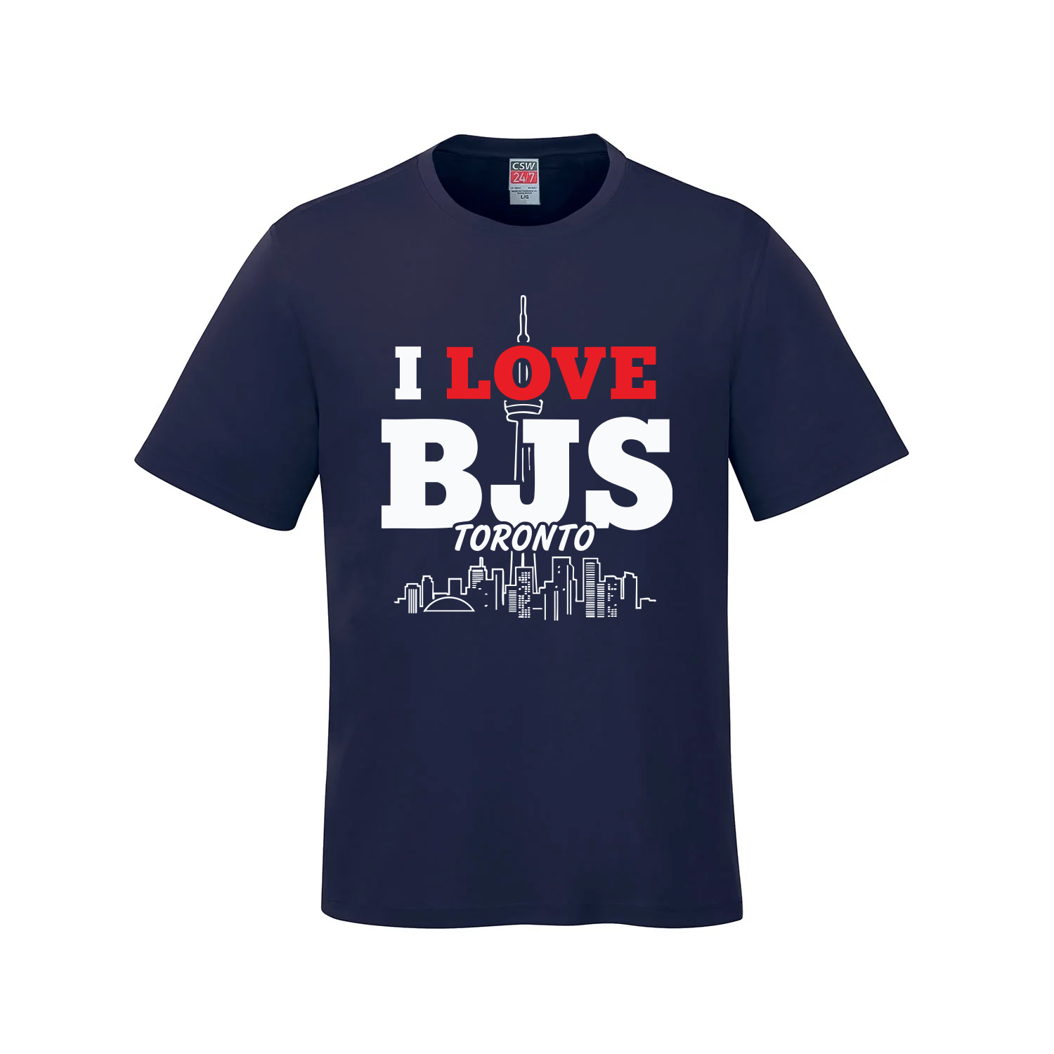 I Love BJs – Toronto Edition Tee - Navy - T-Shirt - I Love BJs Shop