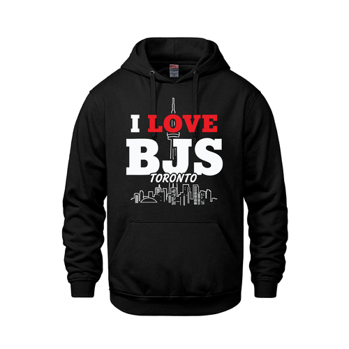 "I Love BJs" Toronto Edition | Premium Heavyweight Pullover Hoodie - Black - Fleece - I Love BJs Shop