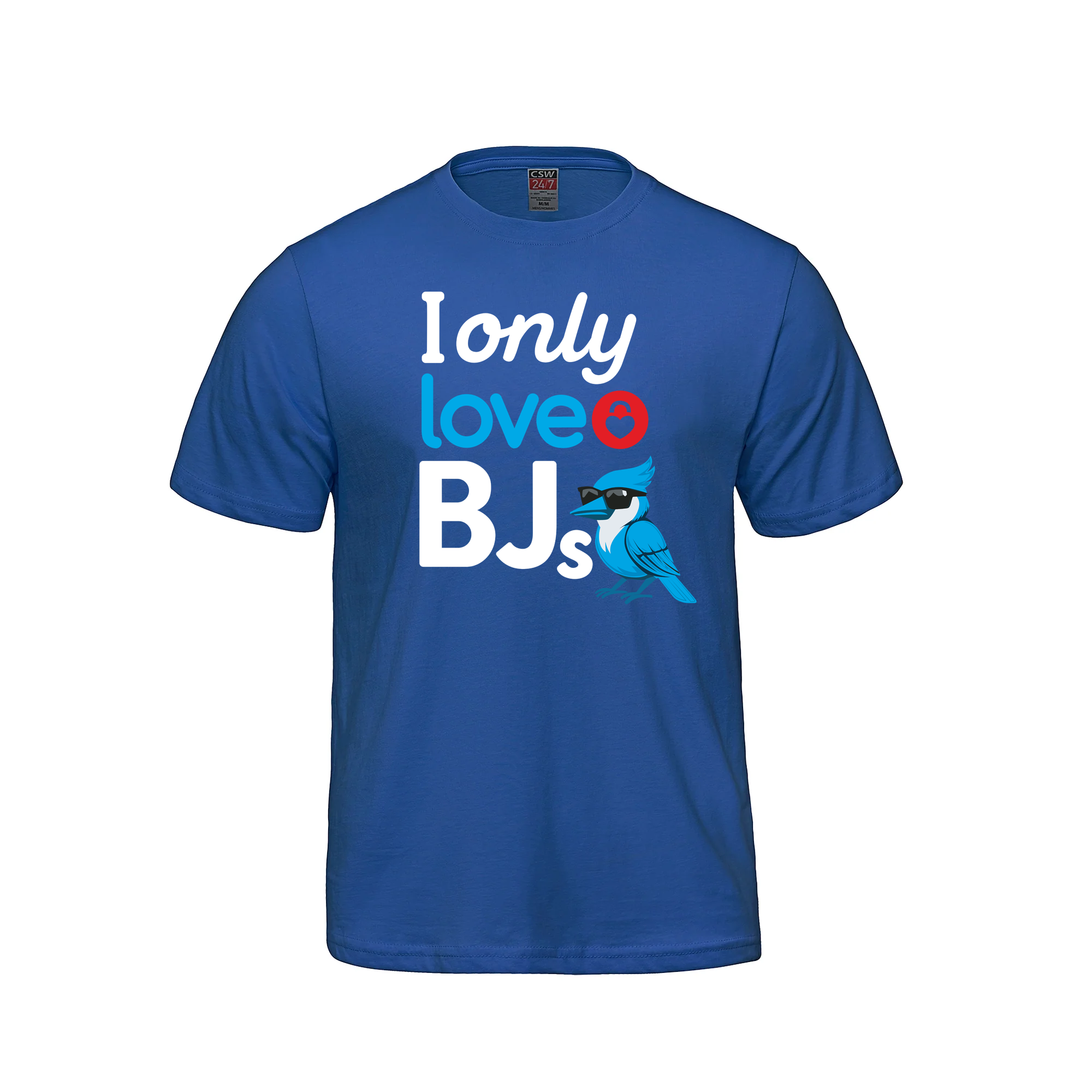 I Only Love BJs – The "Only" Tee - Royal Blue - T-Shirt - I Love BJs Shop