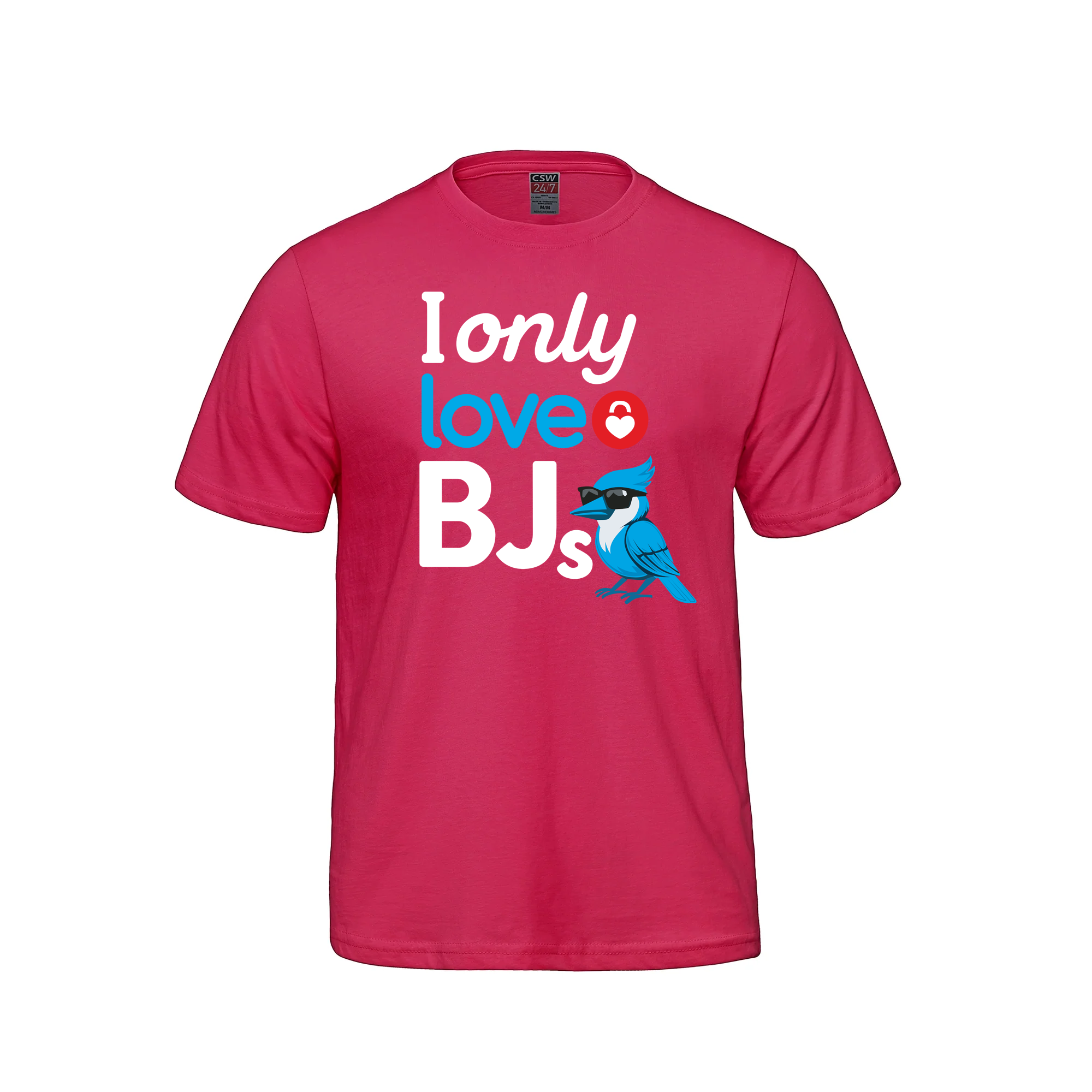 I Only Love BJs – The "Only" Tee - Hot Pink - T-Shirt - I Love BJs Shop