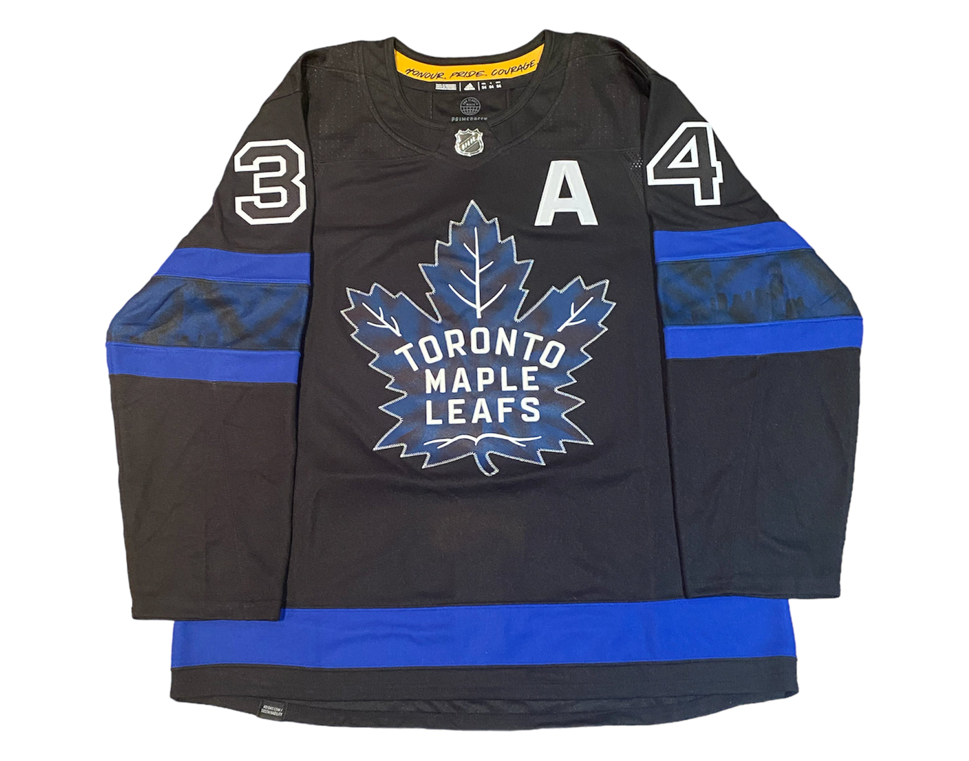 Auston Matthews Autographed Toronto Maple Leafs Alternate Black Flipside Adidas Jersey - - Autographed Jerseys - TS Sports Memorabilia - I Love BJs