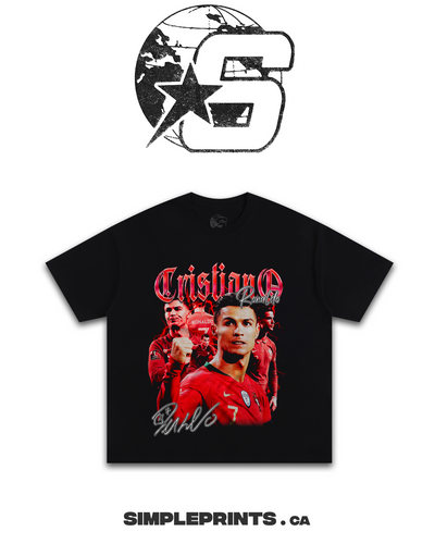 CRISTIANO RONALDO VOL 4 Graphic T-Shirt - - - Simpleprints - I Love BJs