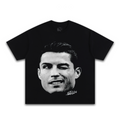 CRISTIANO RONALDO BIG FACE Graphic T-Shirt - - - Simpleprints - I Love BJs