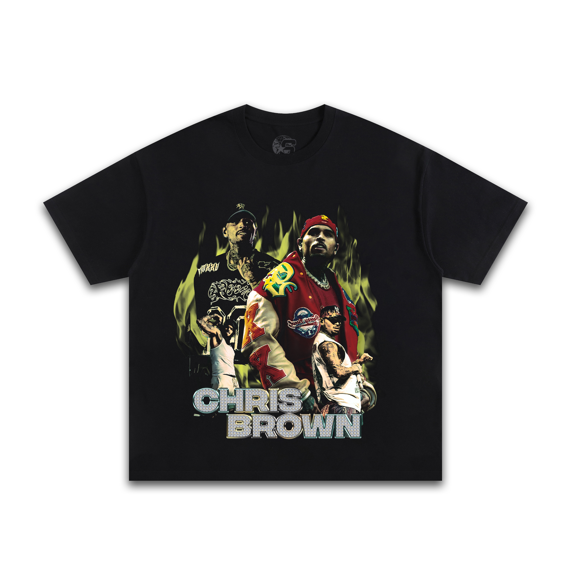CHRIS BROWN BREEZY BOWL Graphic T-Shirt - - - Simpleprints - I Love BJs