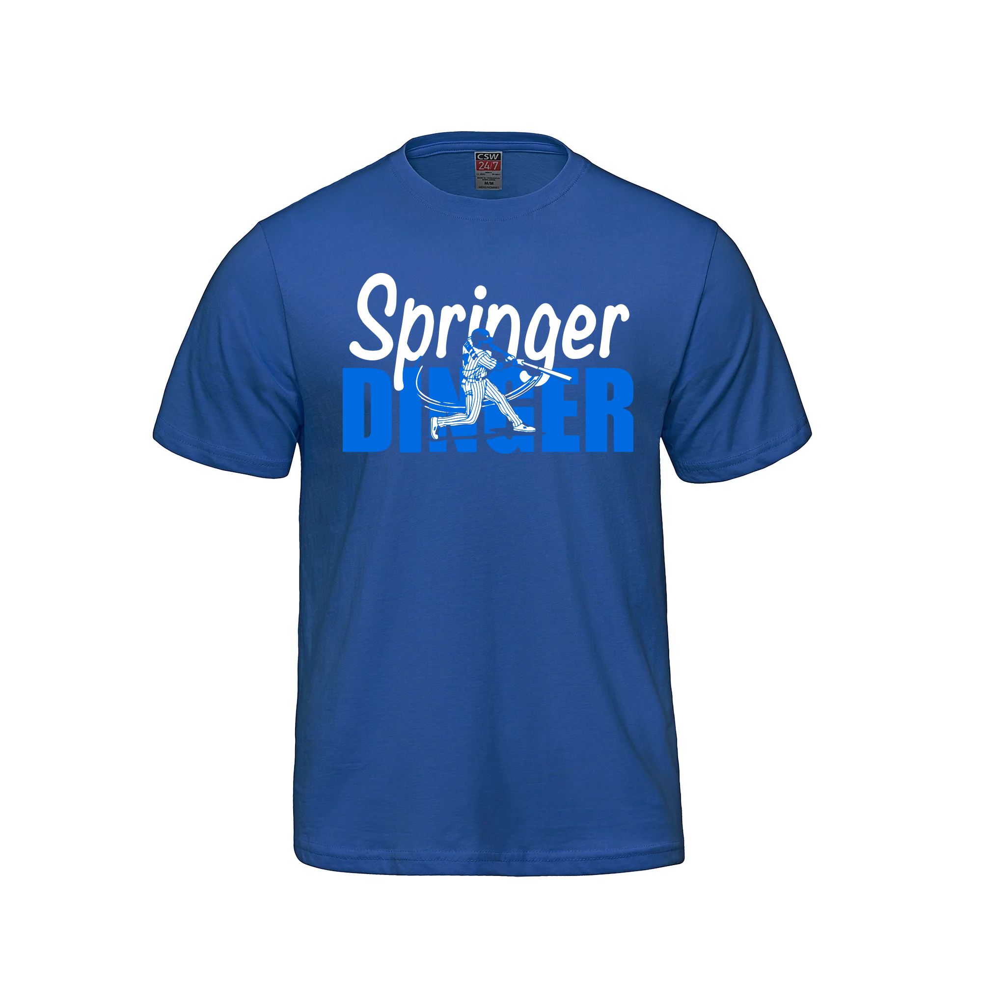 Springer Dinger T-Shirt - Royal Blue - T-Shirt - I Love BJs Shop