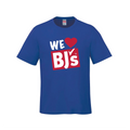 The Ultimate Fan Statement: "We ❤️ BJ's" Royal Blue Tee - Royal Blue - T-Shirt - I Love BJs Shop - I Love BJs