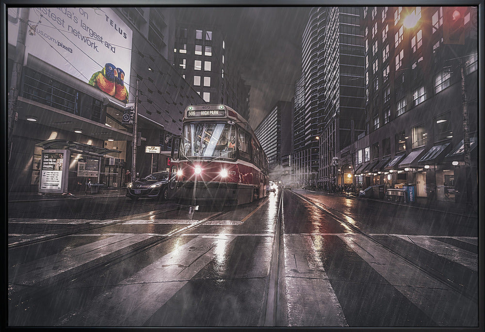 Wall art Street Stories - Toronto - - canvas - Canvas Palette - I Love BJs