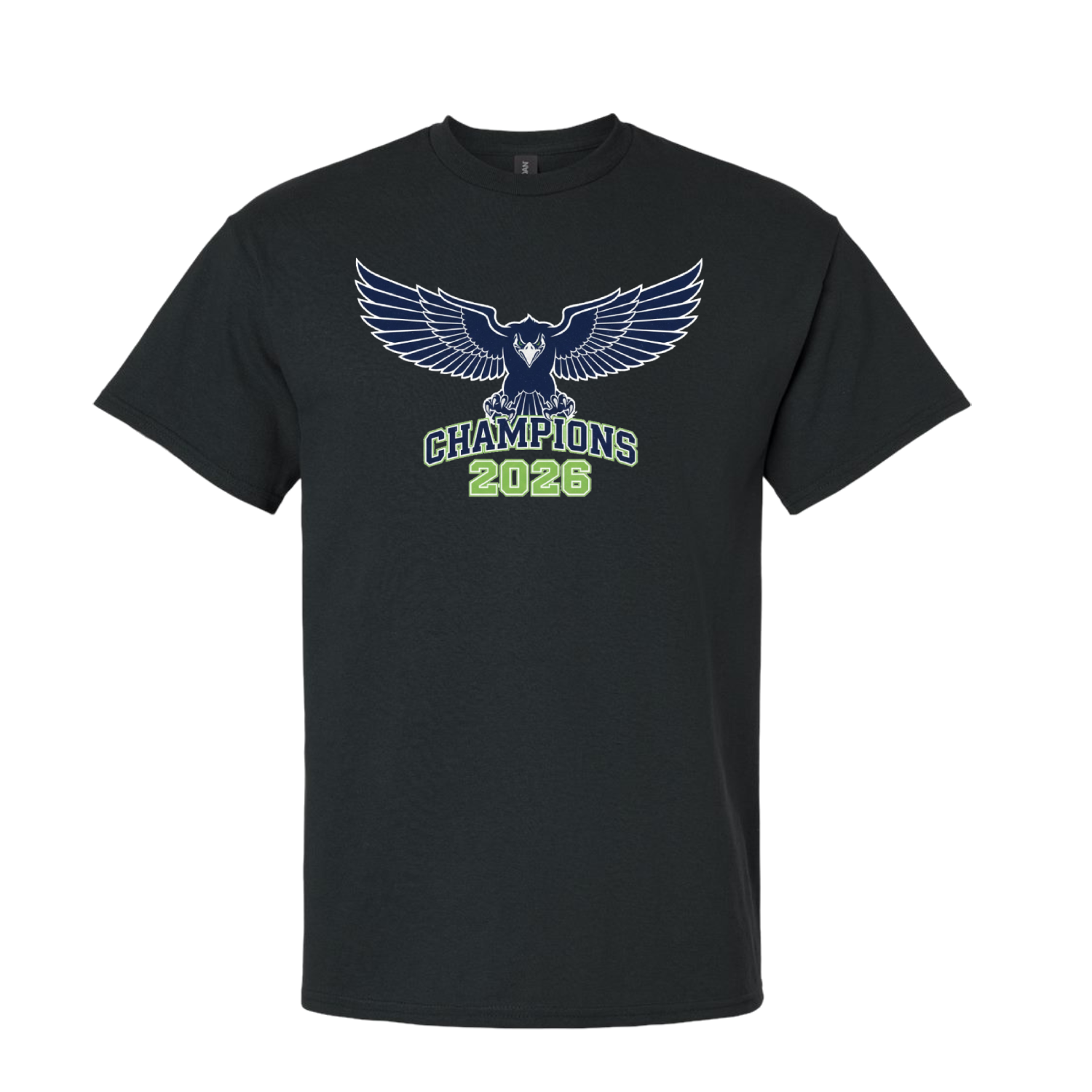 Seattle 2026 Football Champions Graphic Tee - Black - T-Shirt - Champions Only - I Love BJs