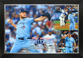 TREY YESAVAGE 2025 WORLD SERIES ROOKIE RECORD SETTING GAME 5 - 33.5" X 23.5" - Default Title - Framed Canvas Print - Autograph Authentic - I Love BJs