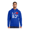Under Armour Pullover Hoodie – I Love BJs Sunglasses Edition - Royal Blue - Fleece - I Love BJs Shop - I Love BJs