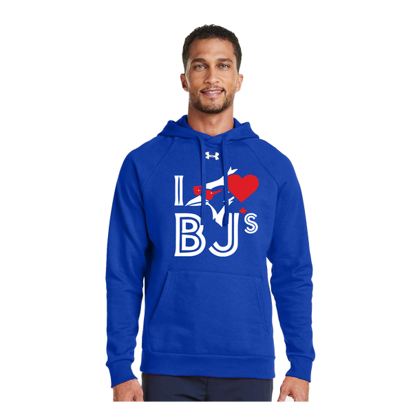Under Armour Pullover Hoodie – I Love BJs Sunglasses Edition - Royal Blue - Fleece - I Love BJs Shop - I Love BJs
