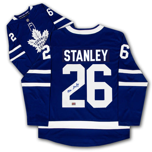 ALLAN STANLEY AUTOGRAPHED TORONTO MAPLE LEAFS JERSEY - Default Title - Autographed Jersey - Autograph Authentic - I Love BJs