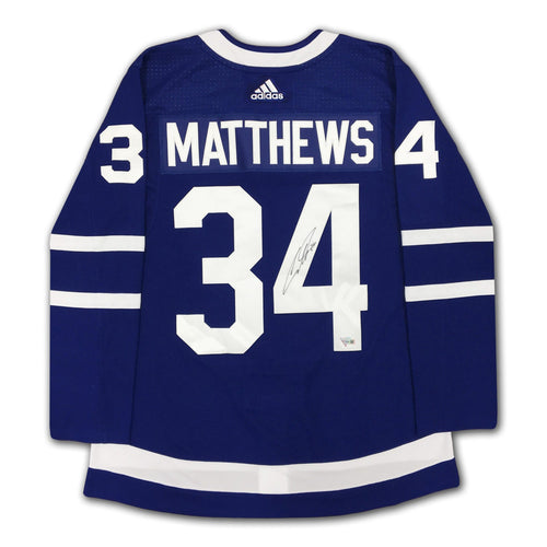AUSTON MATTHEWS SIGNED TORONTO MAPLE LEAFS JERSEY - - Autographed Jersey - Autograph Authentic - I Love BJs