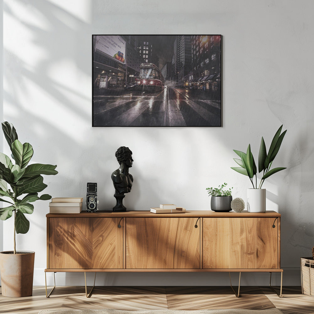 Wall art Street Stories - Toronto - - canvas - Canvas Palette - I Love BJs
