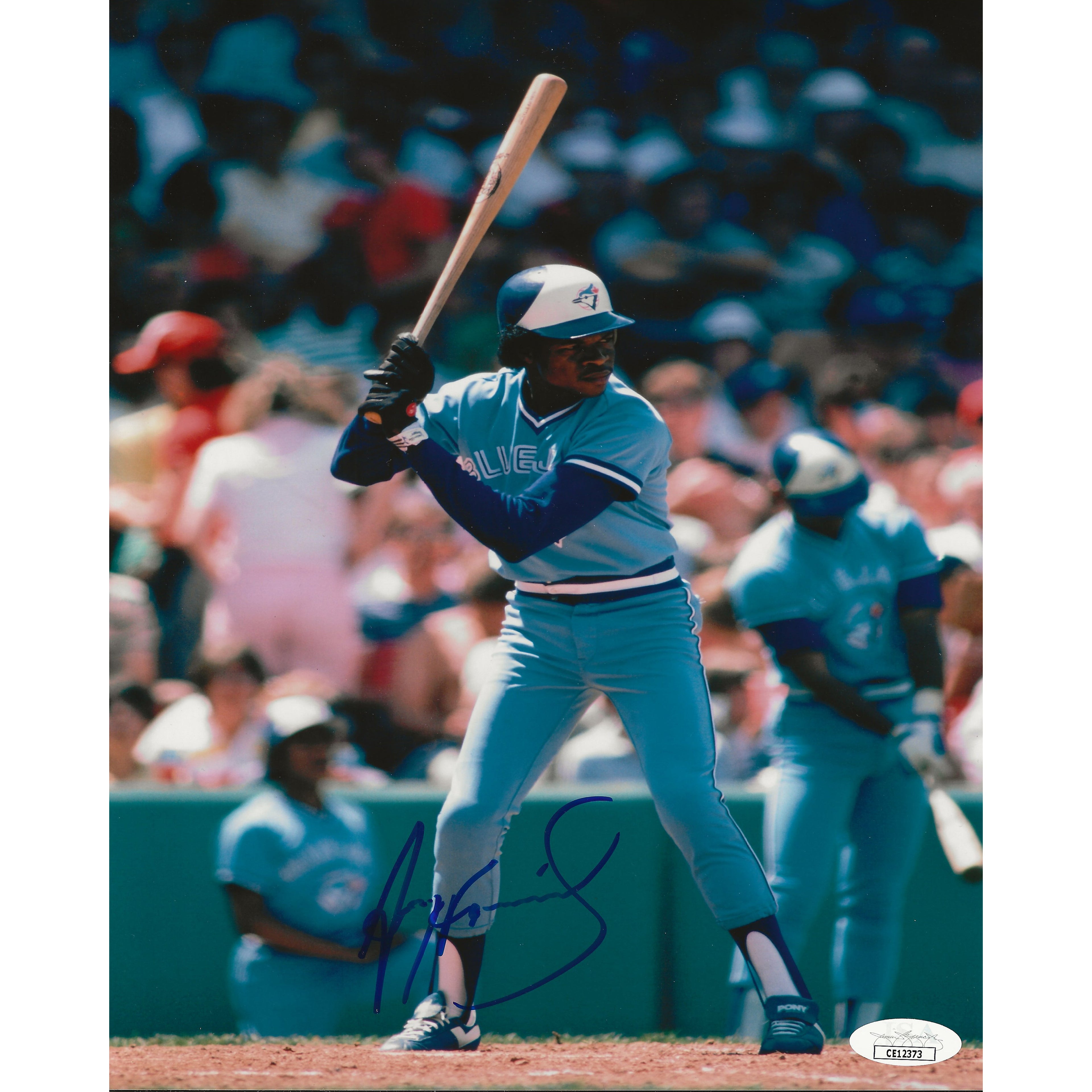 Tony Fernández Autographed Toronto Blue Jays 8x12 Photo - - Autographed 8x10 Photos - TS Sports Memorabilia - I Love BJs